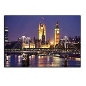 تابلو شاسی بکلیت طرح منظره شهر لندن مدل SH-595