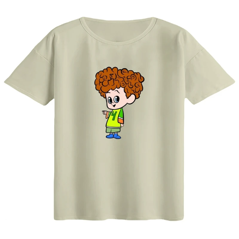 تی‌شرت اورسایز آستین کوتاه زنانه مدل باکسی طرح هتل ترانسیلوانیا