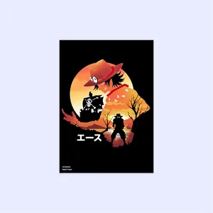 پوستر هومرو مدل فلزی طرح انیمه وان پیس کد PS1389