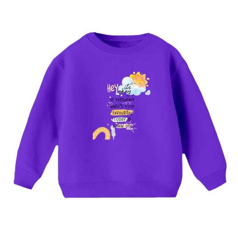 سویشرت بچگانه مدل نوشته رنگی کد 2 