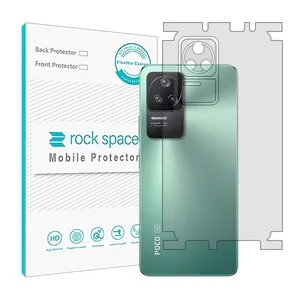 Transparent Rockspace HyGEL phone back protector suitable for Xiaomi Poco F4 mobile phone