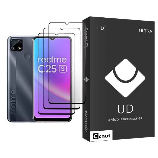 محافظ صفحه نمایش کوکونات مدل UDB Ultra MIX003 مناسب برای گوشی موبایل ریلمی C25s بسته سه عددی