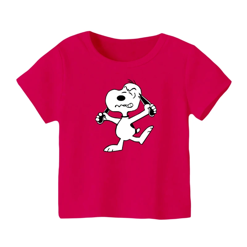 تی شرت آستین کوتاه بچگانه مدل اسنوپی کد ۱۶