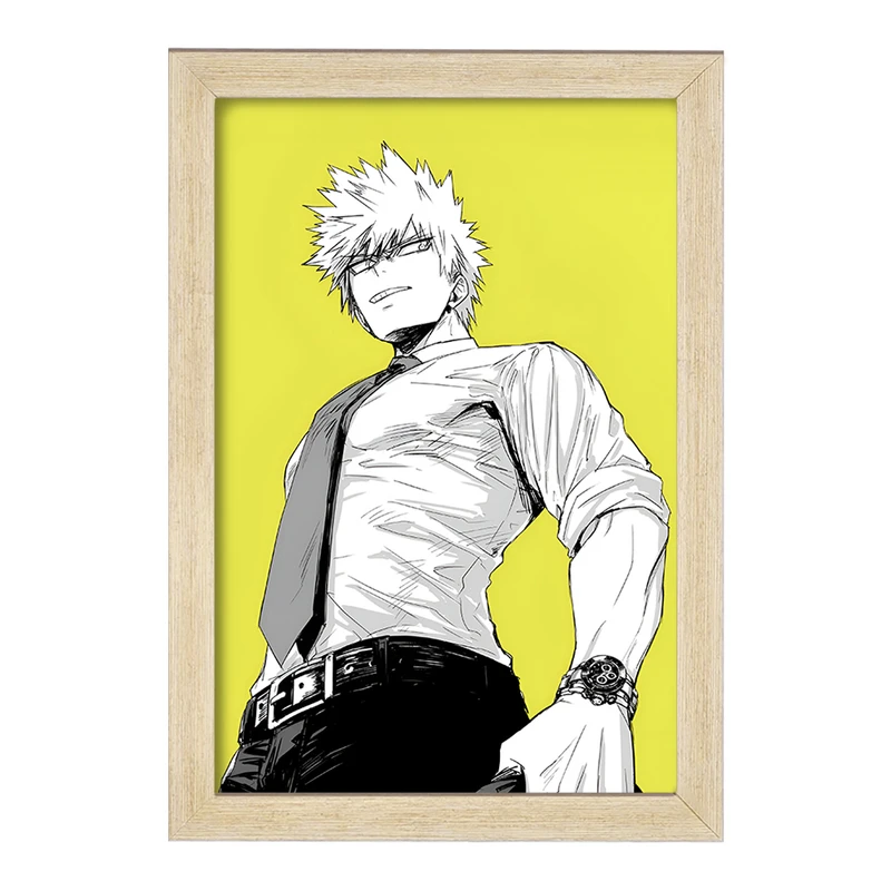 تابلو خندالو مدل انیمه آکادمی قهرمان من کد F5567