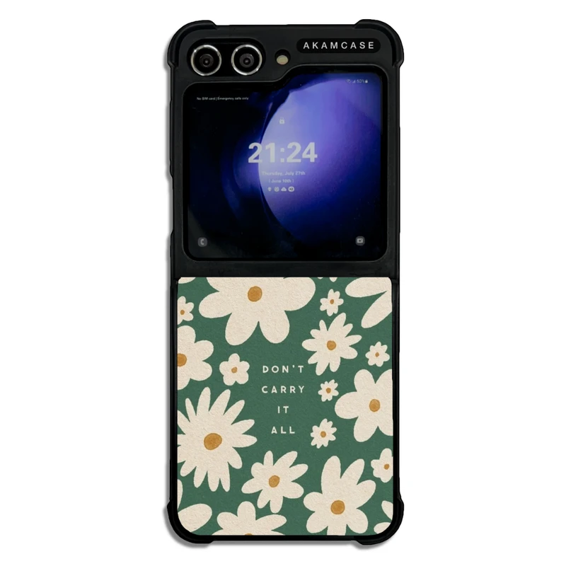 کاور آکام مدل AMC-WSGZFLIP5-FLOWERS-19 مناسب برای گوشی موبایل سامسونگ Galaxy Z Flip 5