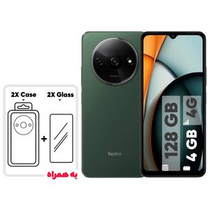 گوشی موبایل شیائومی مدل Redmi A3 دو سیم کارت ظرفیت 128 گیگابایت و رم 4 گیگابایت - به همراه 2 عدد قاب و 2 عدد محافظ صفحه نمایش