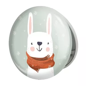 آینه جیبی خندالو طرح خرگوش مدل تاشو کد 5136 