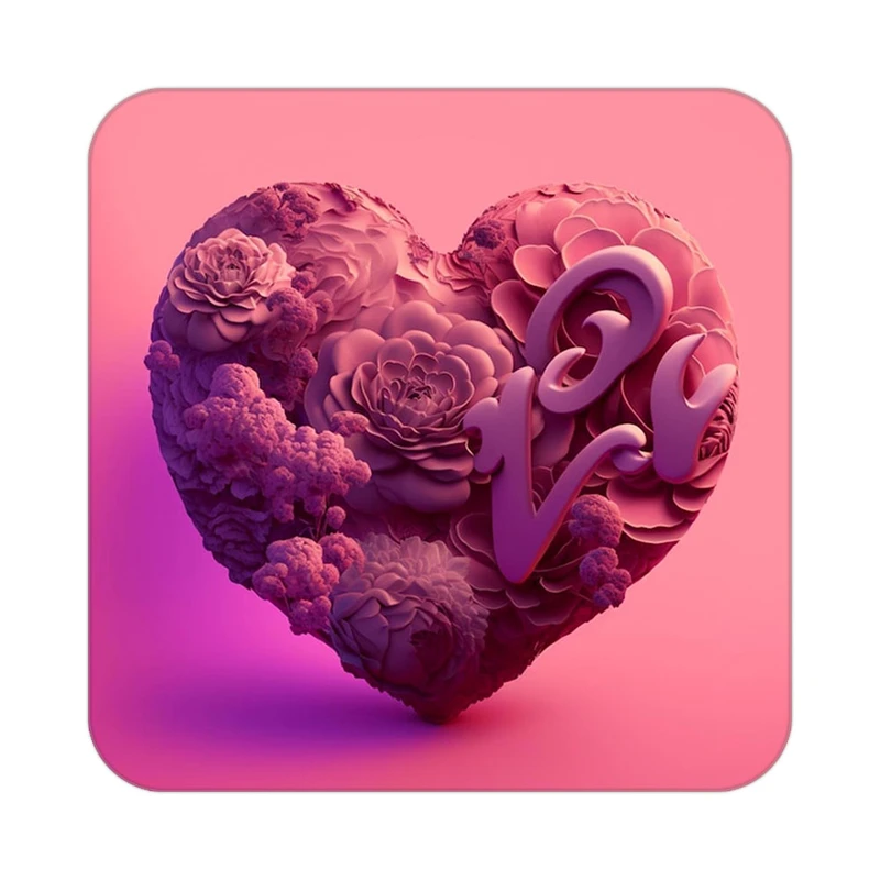 زیر لیوانی کاکتی مدل عاشقانه کد mp13618