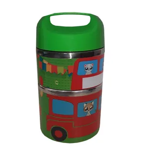 ظرف غذای کودک لانچ باکس طرح اتوبوس کد LB2023