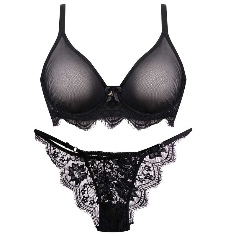 ست شورت و سوتین زنانه کارنا رز مدل 3368 رنگ مشکی