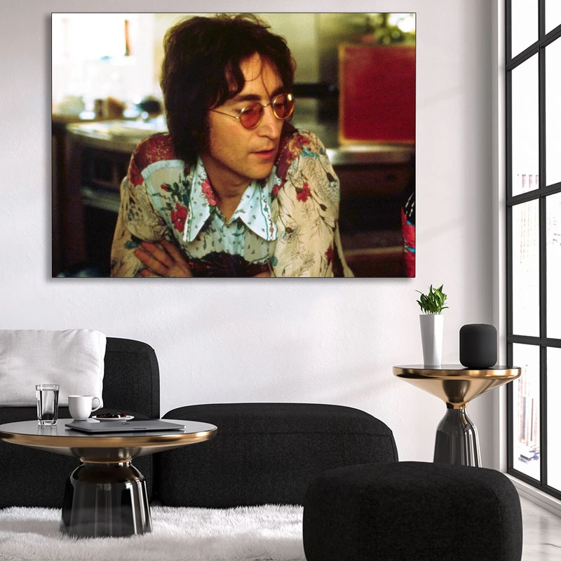 تابلو شاسی گالری استاربوی طرح جان لنون مدل بیتلز 06