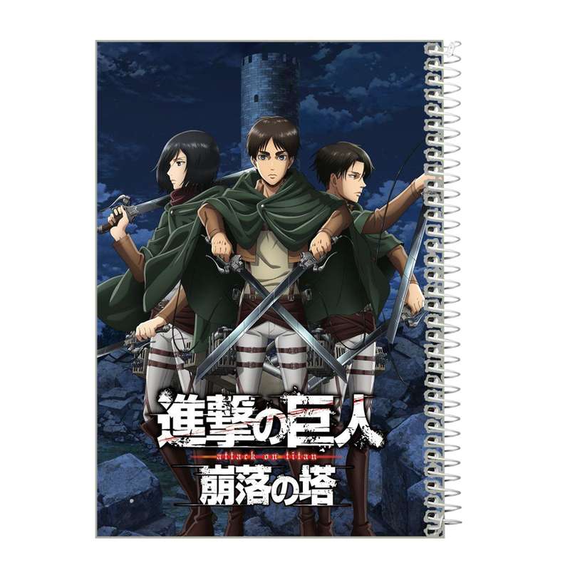 دفتر مشق 100برگ طرح انیمه اتک آن تایتان مدل m13 دفتر مشق 100برگ طرح انیمه اتک آن تایتان مدل m13