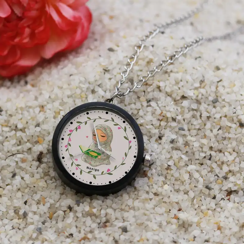 ساعت گردنبندی عقربه ای ناکسیگو مدل جشن تکلیف کد NF12638