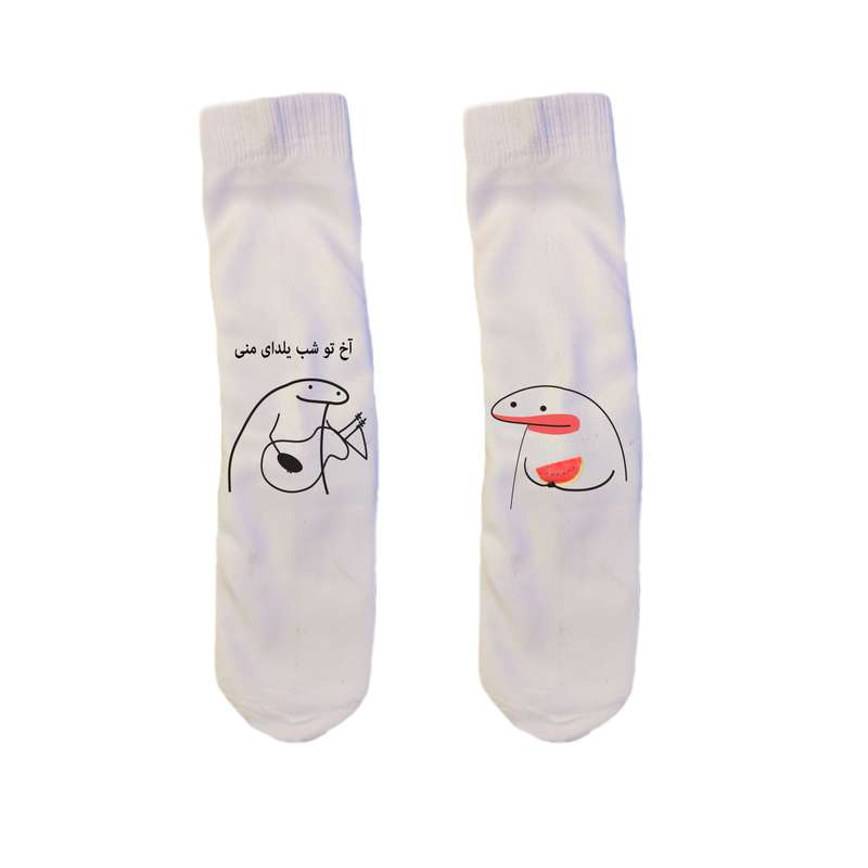 جوراب مردانه مدل میقولی کد 2451