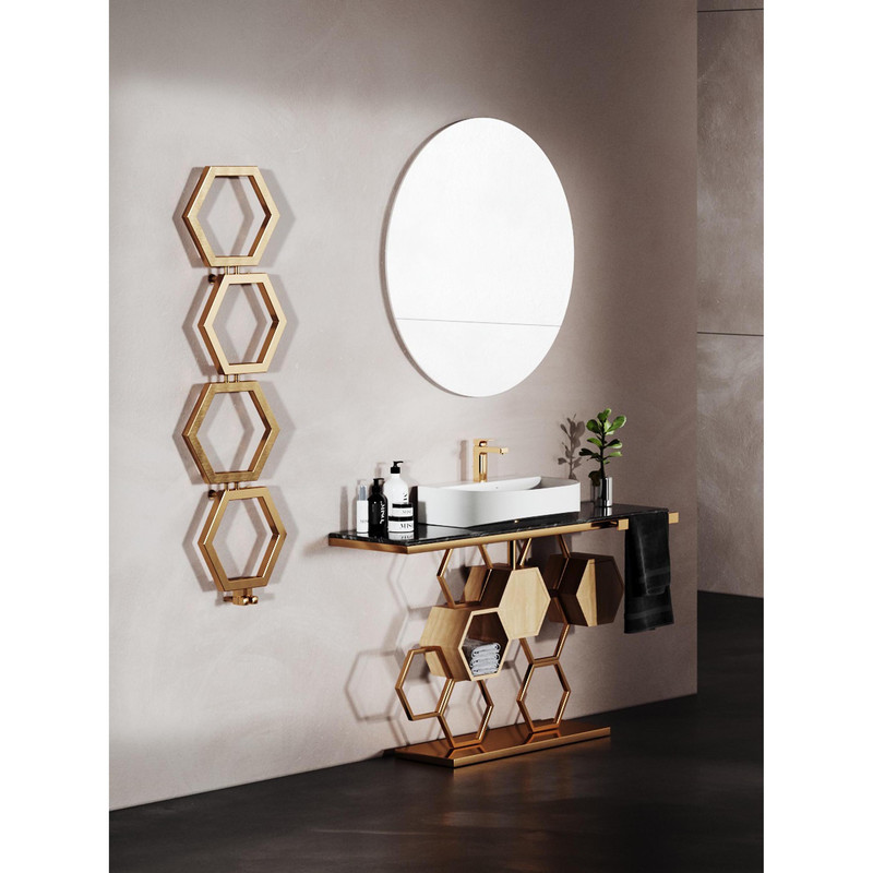 رادیاتور حوله خشک کن دریزل مدل آگوا