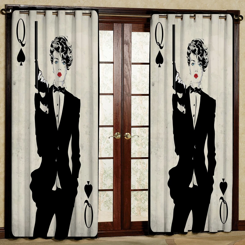 پرده مدل مونالیزا مخمل پانچی کد 2045 سایز 200x140 سانتی متر