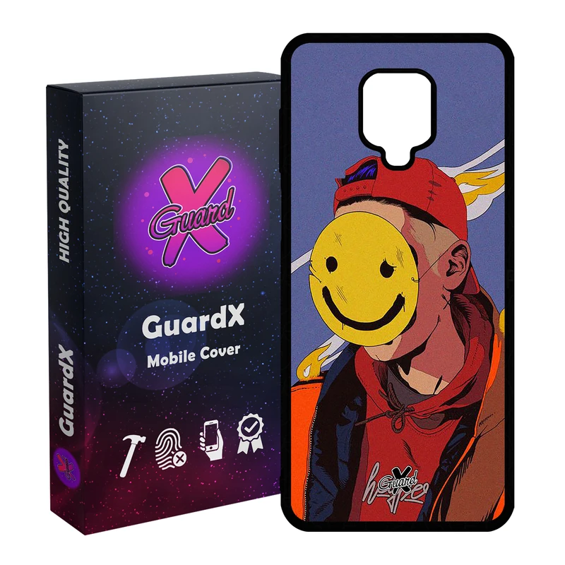 کاور گارد ایکس طرح Girl مدل Glass10342 مناسب برای گوشی موبایل شیائومی Redmi Note 9S / Note 9 Pro / Note 9 Pro Max