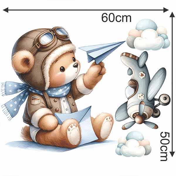 استیکر دیواری کودک راتیانا مدل bear dream