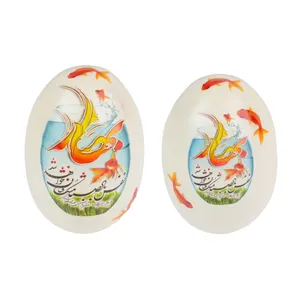 تخم مرغ تزیینی مدل بهار مجموعه دو عددی 