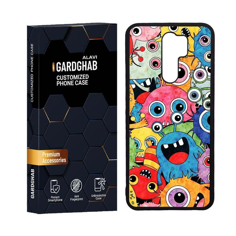 کاور گارد قاب علوی مدل دورژله ای کارتنی و انیمه مناسب برای گوشی موبایل شیائومی Redmi 9 / Redmi 9 Prime