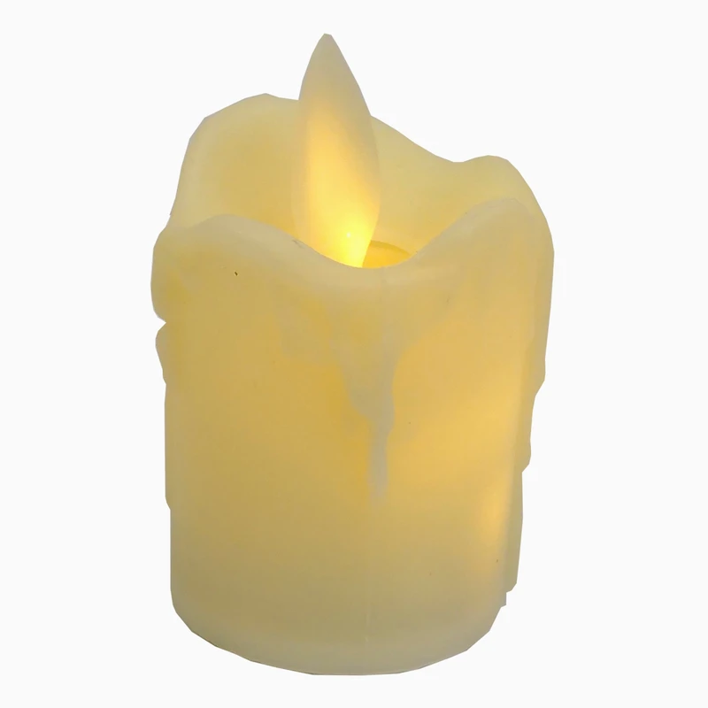 شمع ال ای دی مدل شعله متحرک بسته 12 عددی