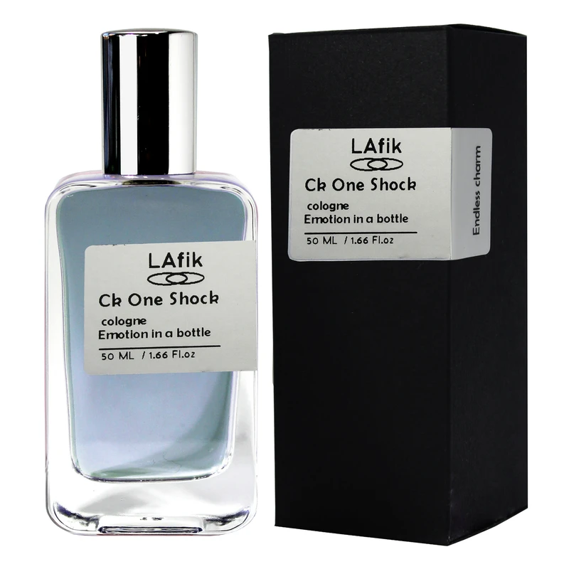 ادو پرفیوم مردانه لافیک مدل سی کی وان شوک با رایحه گرم حجم 50 میلی لیتر
