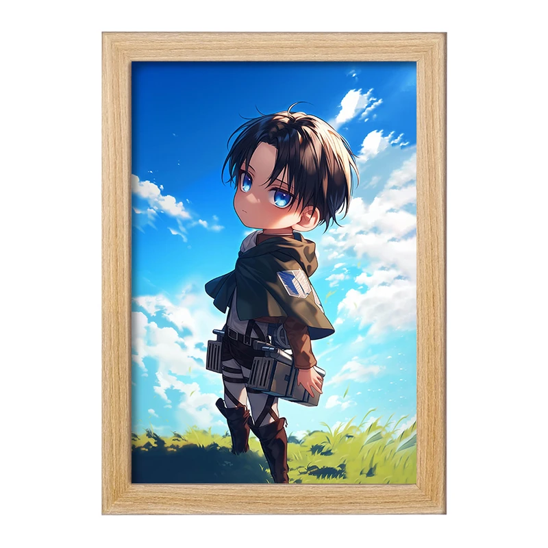 تابلو خندالو مدل انیمه اتک آن تایتان کد F2850