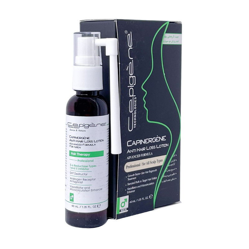 لوسیون ضد ریزش و تقویت کننده مو سپیژن مدل Capinergene حجم 40 میلی لیتر