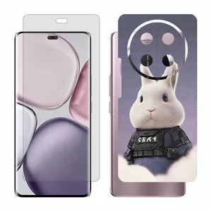 Glass Together model transparent screen protector suitable for Honor X9c mobile phone with back cover sticker