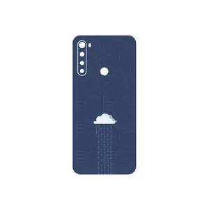 MAHOOT Minimal Data Cloud Cover Sticker for Xiaomi Redmi Note 8T
