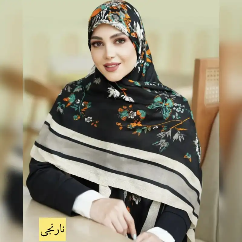 روسری زنانه مدل نخ پنبه منگوله دار کد 01