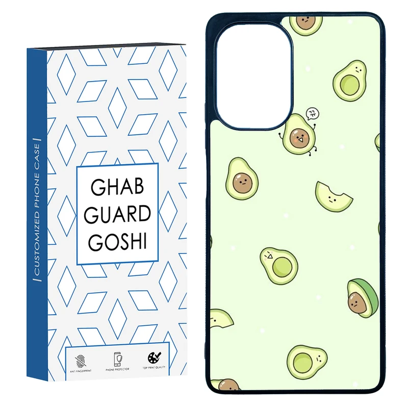 کاور قاب گارد گوشی طرح آووکادو کد TPU-259 مناسب برای گوشی موبایل شیائومی Poco F5 / Redmi Note 12 Turbo