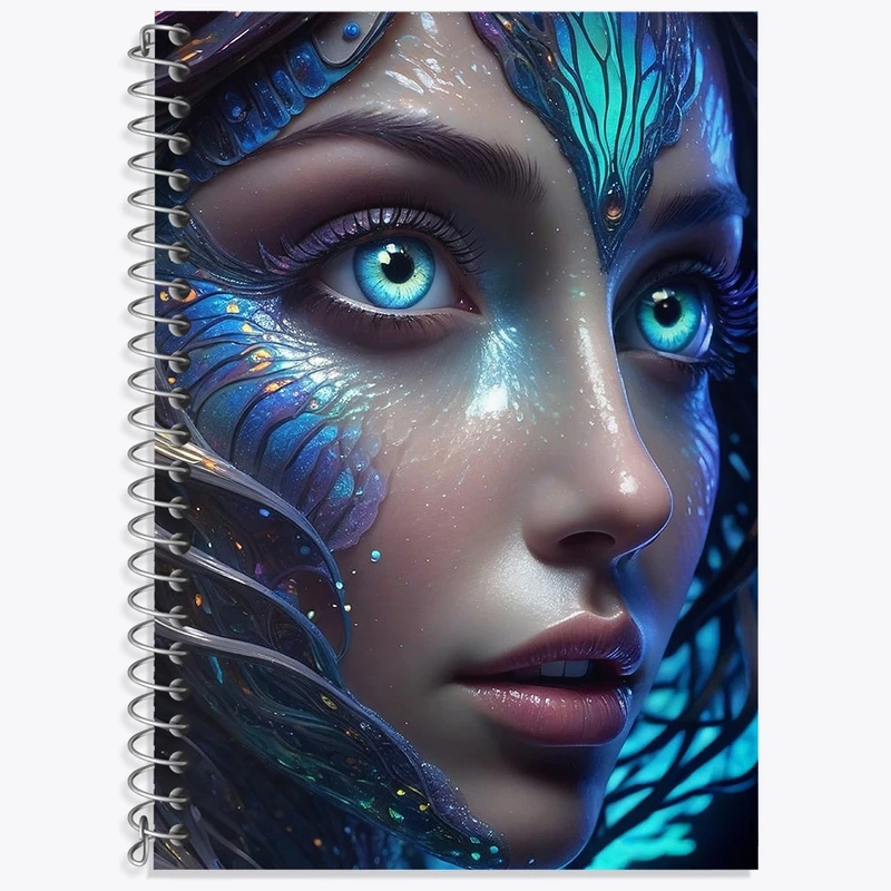 دفتر زبان 50 برگ خندالو مدل دو خط طرح دخترانه کد N1613