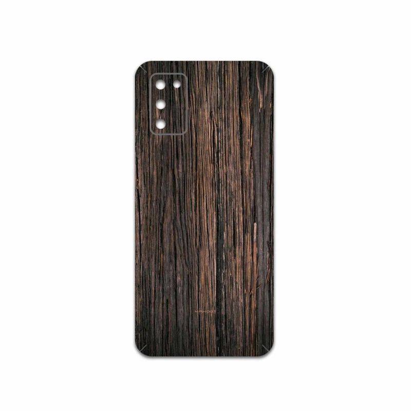 برچسب پوششی ماهوت مدل Burned-Wood مناسب برای گوشی موبایل سامسونگ Galaxy A03S