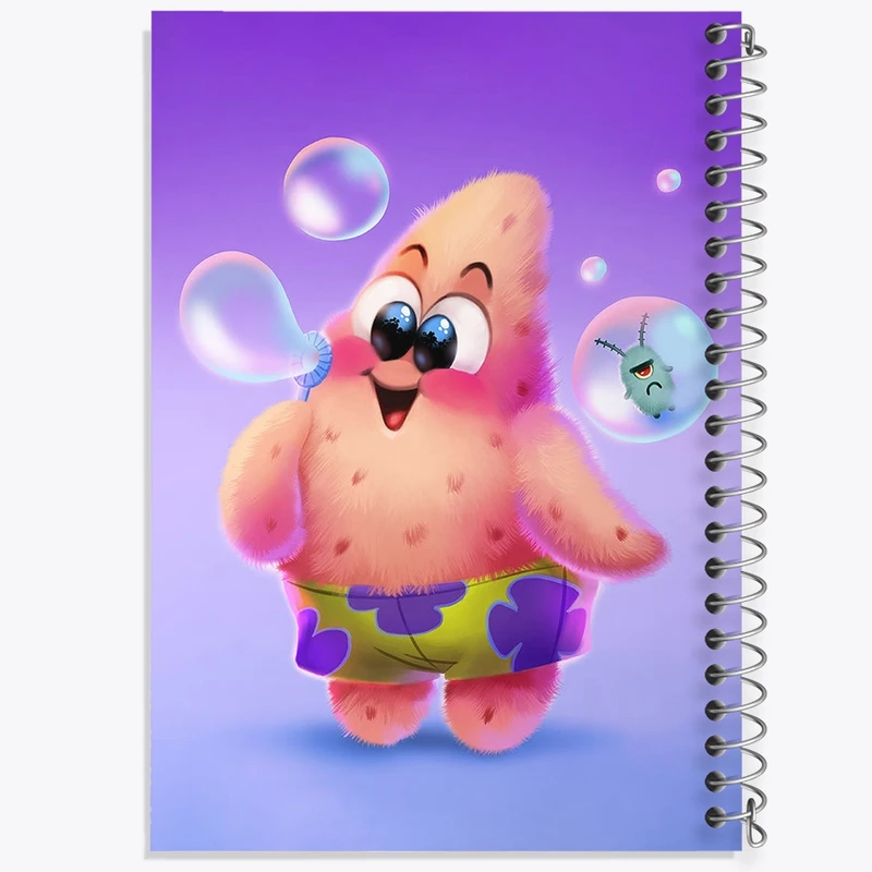 دفتر لیست خرید 50 برگ خندالو طرح پاتریک کد F2179