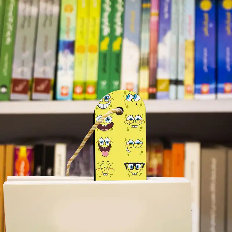 نشانگر کتاب ترمه طراحان ایده مدل صورتک باب اسفنجی کد cfp1237