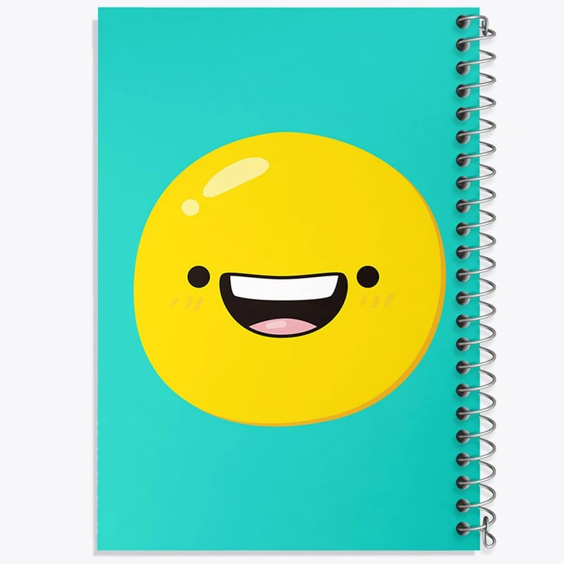 دفتر مشق 50 برگ خندالو مدل ایموجی Emoji کد 2992
