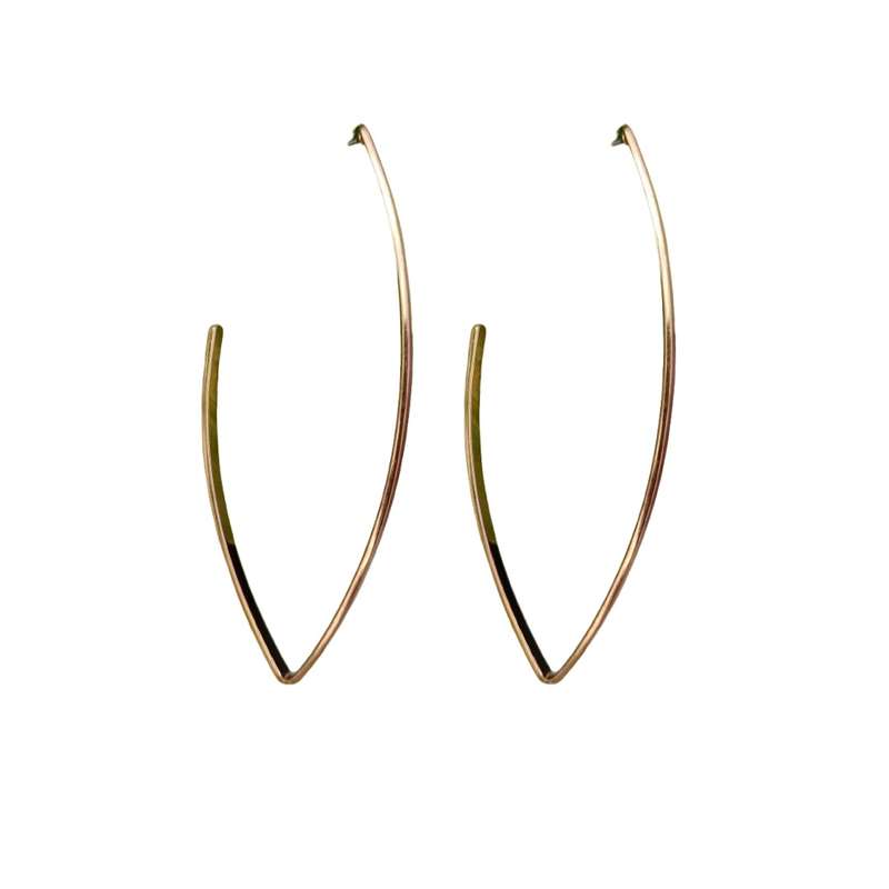 گوشواره زنانه تاش مدل میخی oval