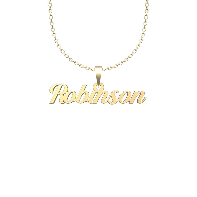 گردنبند طلا 18 عیار زنانه مدوپد مدل Robinson گردنبند طلا 18 عیار زنانه مدوپد مدل Robinson