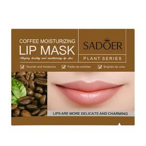 ماسک لب سادور مدل  قهوه مناسب برای انواع پوست وزن 8 گرم
