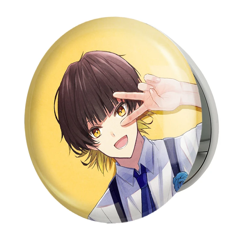 آینه جیبی خندالو طرح مگورو انیمه بلو لاک Blue Lock مدل تاشو کد 24383 