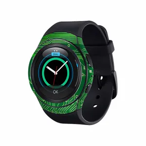 برچسب ماهوت طرح Green_Printed_Circuit_Board مناسب برای ساعت هوشمند سامسونگ Galaxy Gear S2