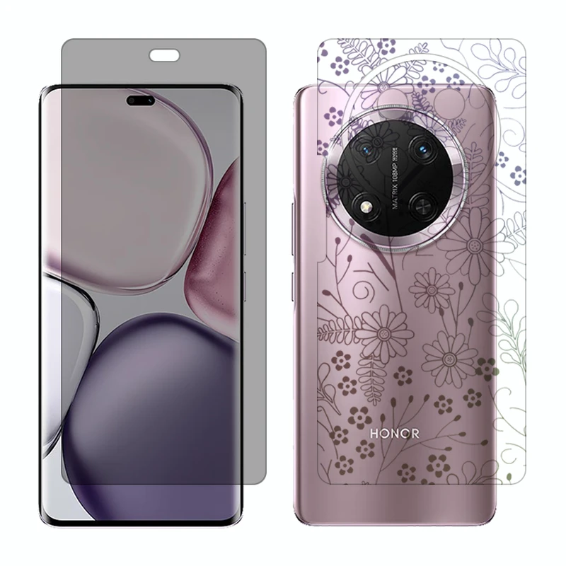 محافظ صفحه نمایش حریم شخصی گلس مدل Together مناسب برای گوشی موبایل آنر X9c به همراه برچسب پوششی