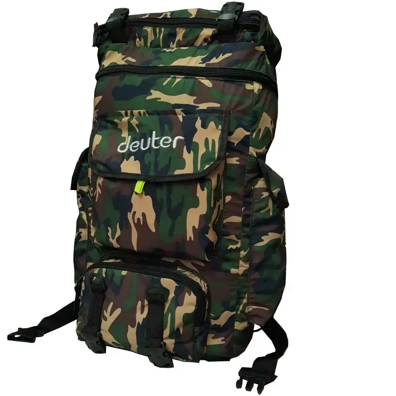 کوله پشتی کوهنوردی 60 لیتری طرح ارتشی کد 1190