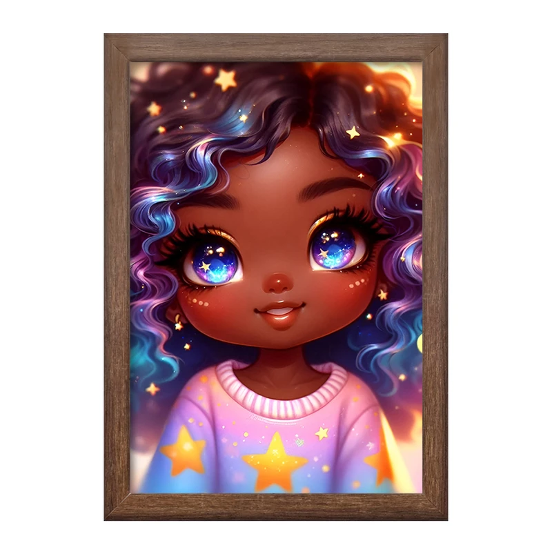 تابلو خندالو طرح دخترانه کیوت کد F6060