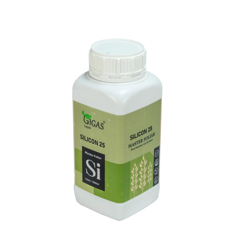 کود سیلیکات پتاسیم مایع ژیگاس مدل Silicon 25% حجم 1 لیتر