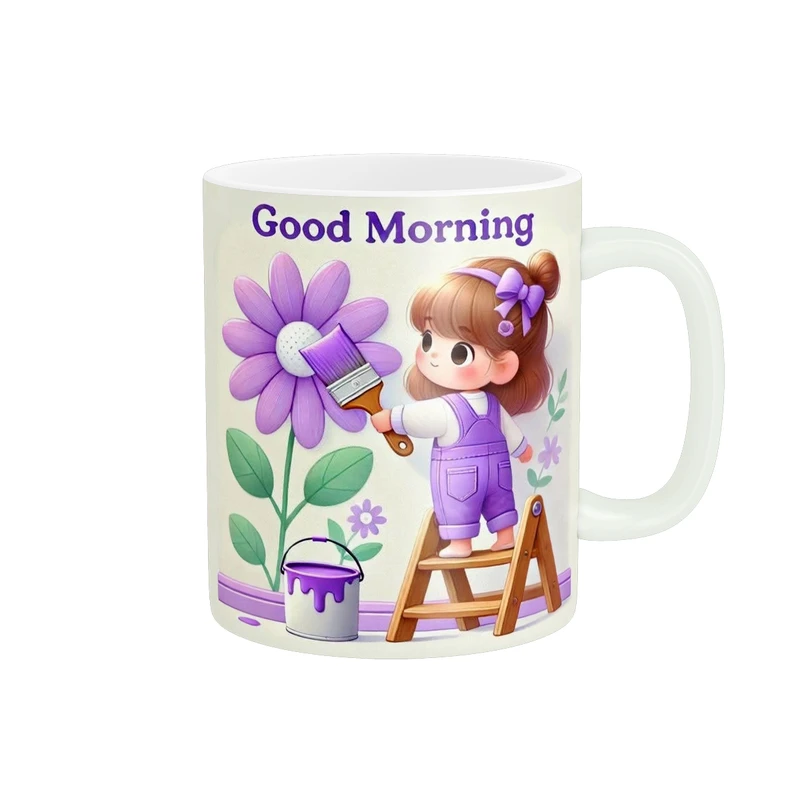 ماگ پاد آفرین طرح دخترک کد 4500