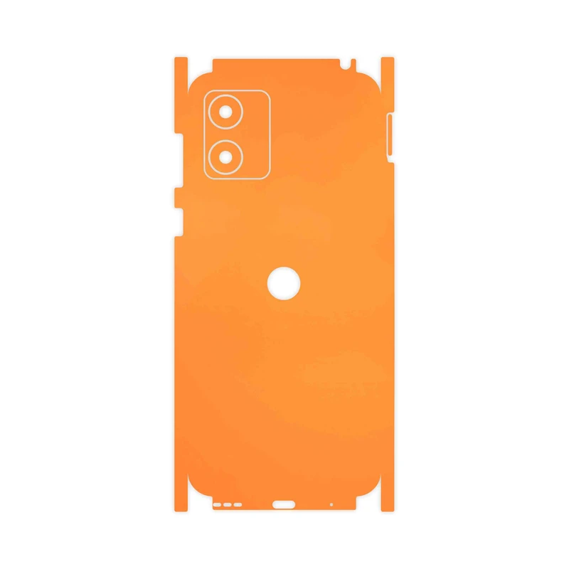 برچسب پوششی ماهوت مدل Matte-Orange-FullSkin مناسب برای گوشی موبایل موتورولا Moto E13