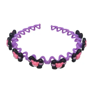 تل مو دخترانه مدل زیگ‌زاگی کرومی کد KO06