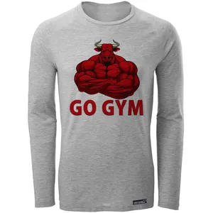 تی شرت آستین بلند مردانه 27 مدل Go Gym کد MH1414